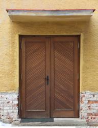 Double Wooden Doors